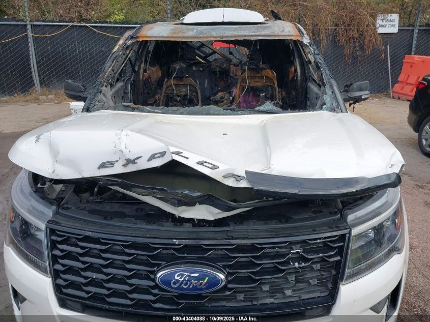 2018 Ford Explorer Sport VIN: 1FM5K8GTXJGB06619 Lot: 43404088