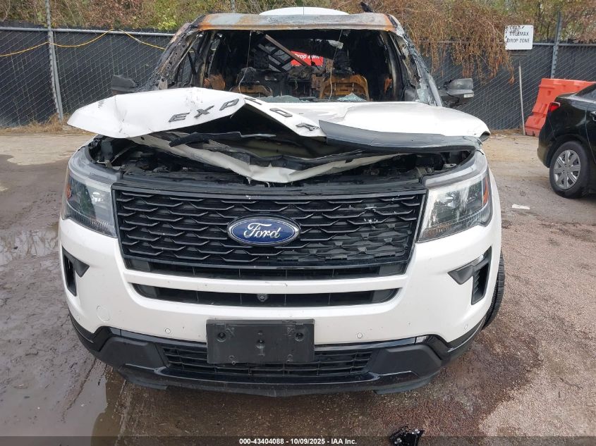 2018 Ford Explorer Sport VIN: 1FM5K8GTXJGB06619 Lot: 43404088