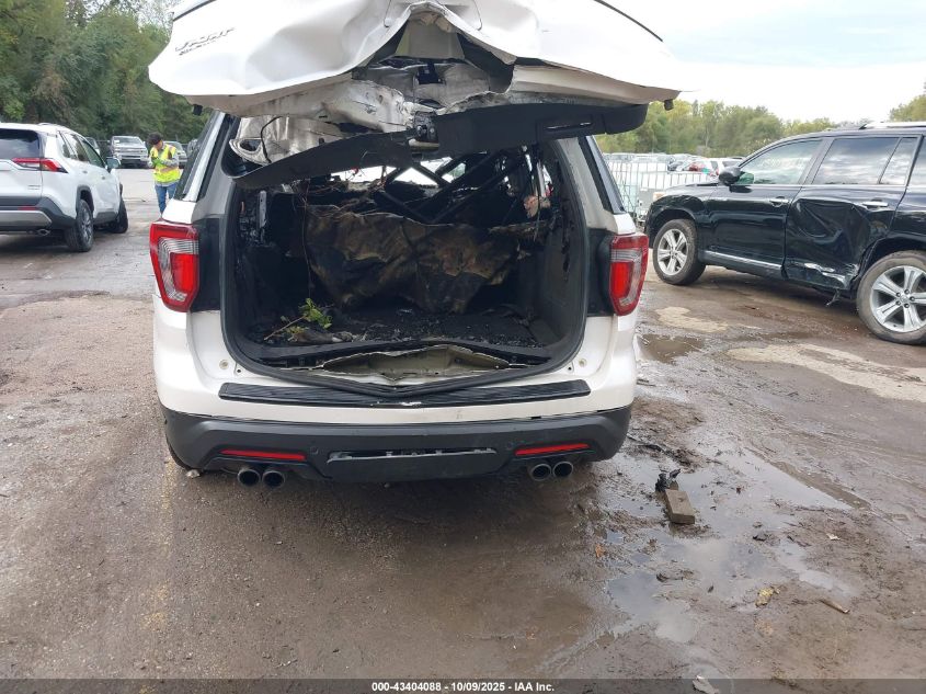 2018 Ford Explorer Sport VIN: 1FM5K8GTXJGB06619 Lot: 43404088