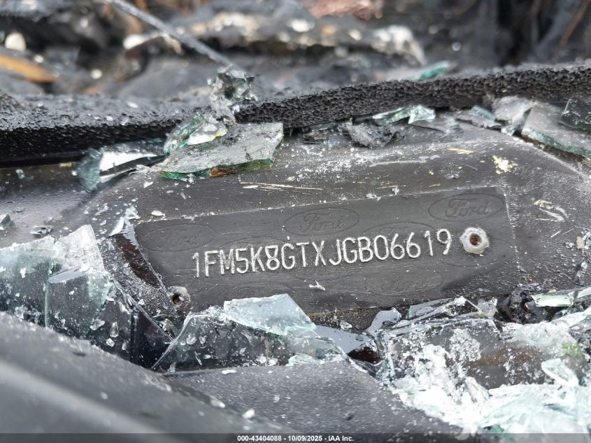 2018 Ford Explorer Sport VIN: 1FM5K8GTXJGB06619 Lot: 43404088