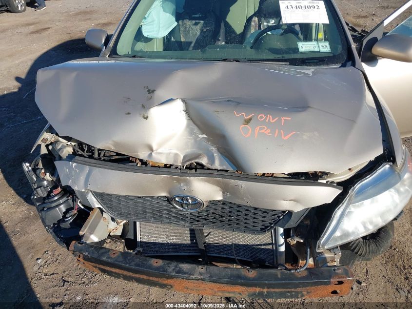 2010 Toyota Corolla Le VIN: 2T1BU4EE8AC386120 Lot: 43404092