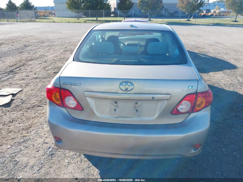 2010 Toyota Corolla Le VIN: 2T1BU4EE8AC386120 Lot: 43404092