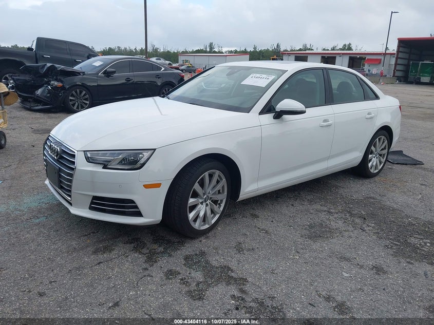Vin: wauanaf41hn006665, lot: 43898917, audi a4 2.0t premium 20172