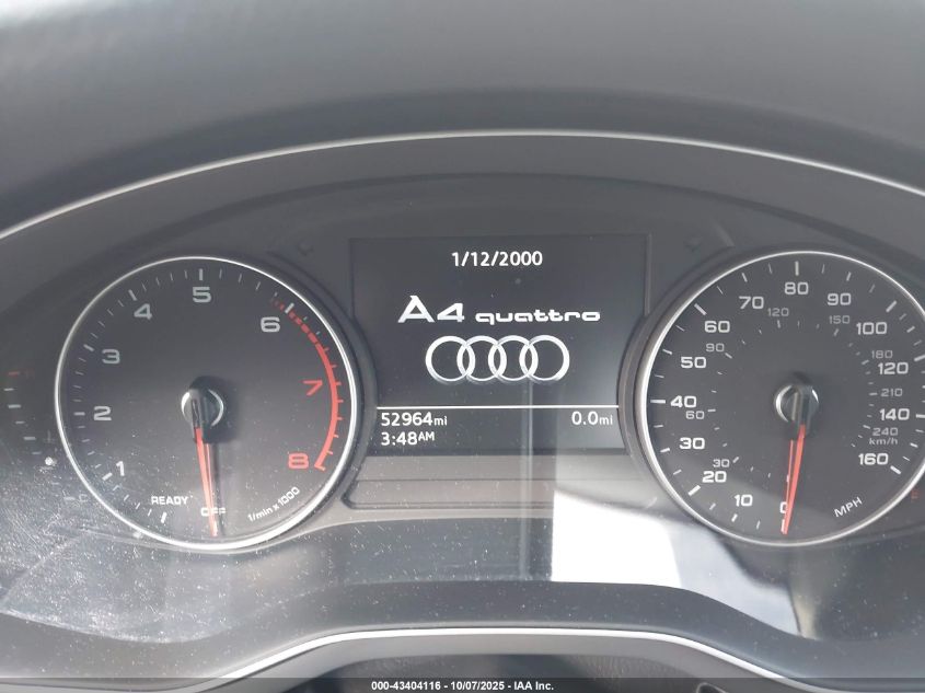 2017 Audi A4 2.0T Premium VIN: WAUANAF41HN006665 Lot: 43404116