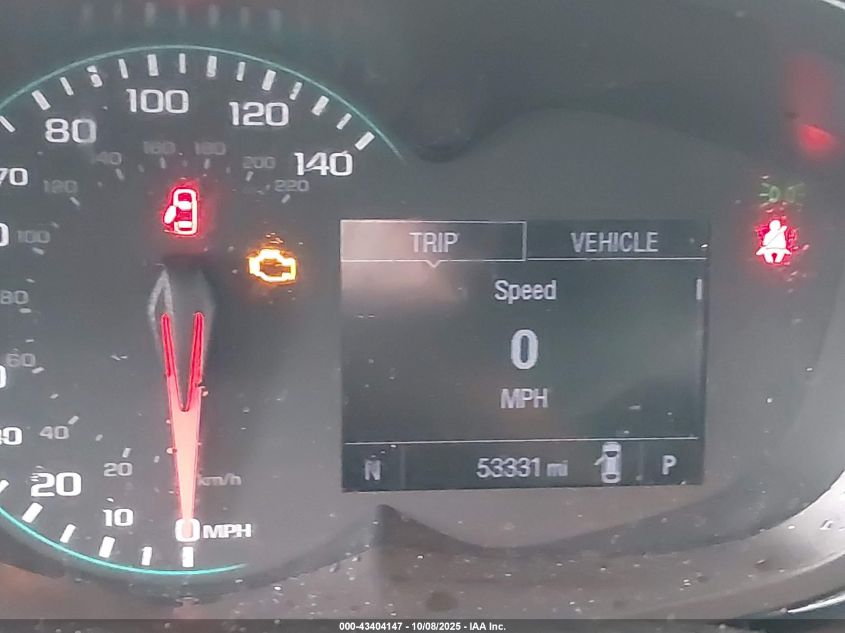 2019 Chevrolet Trax Lt VIN: 3GNCJLSB4KL284501 Lot: 43404147