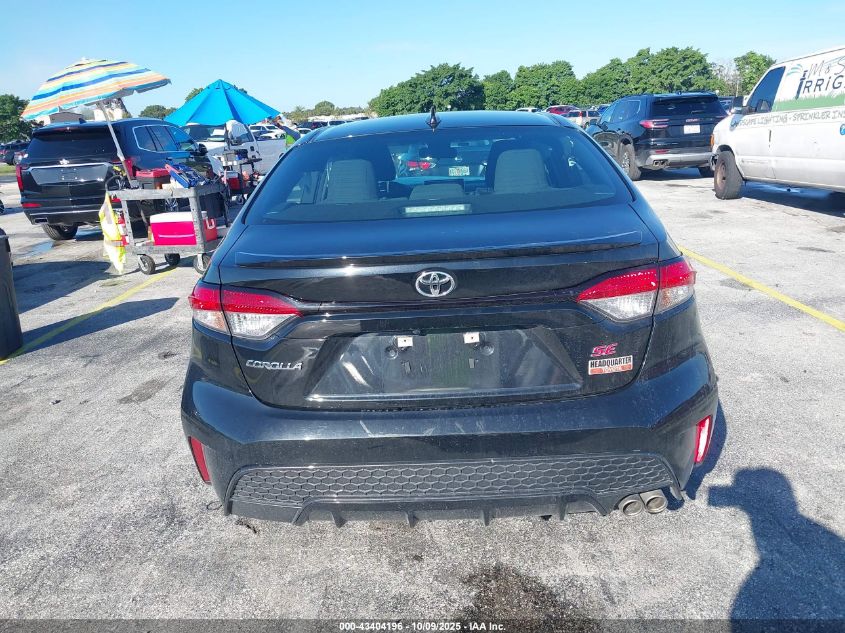 2021 Toyota Corolla Se VIN: 5YFS4MCE5MP076174 Lot: 43404196