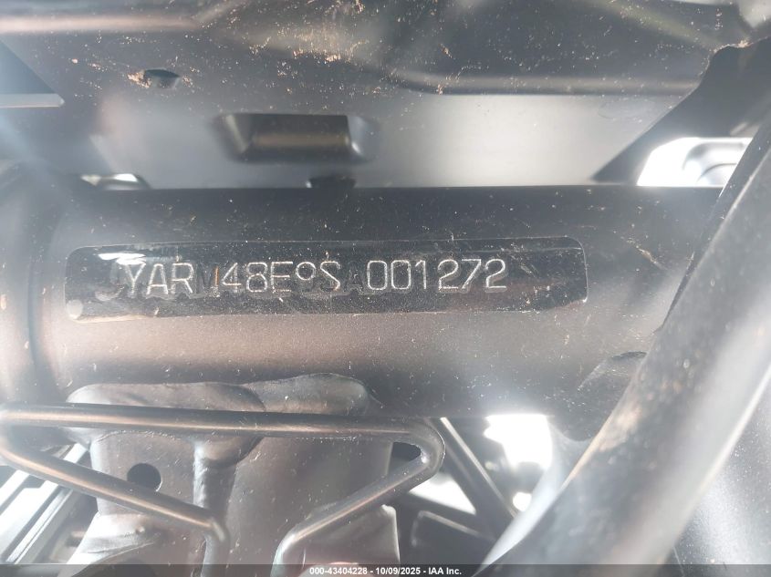 2025 Yamaha Mtn690 VIN: JYARM48E9SA001272 Lot: 43404228