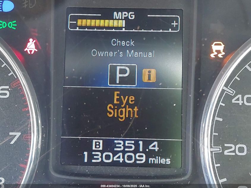 2014 Subaru Outback 2.5I Limited VIN: 4S4BRCPC1E3237453 Lot: 43404234