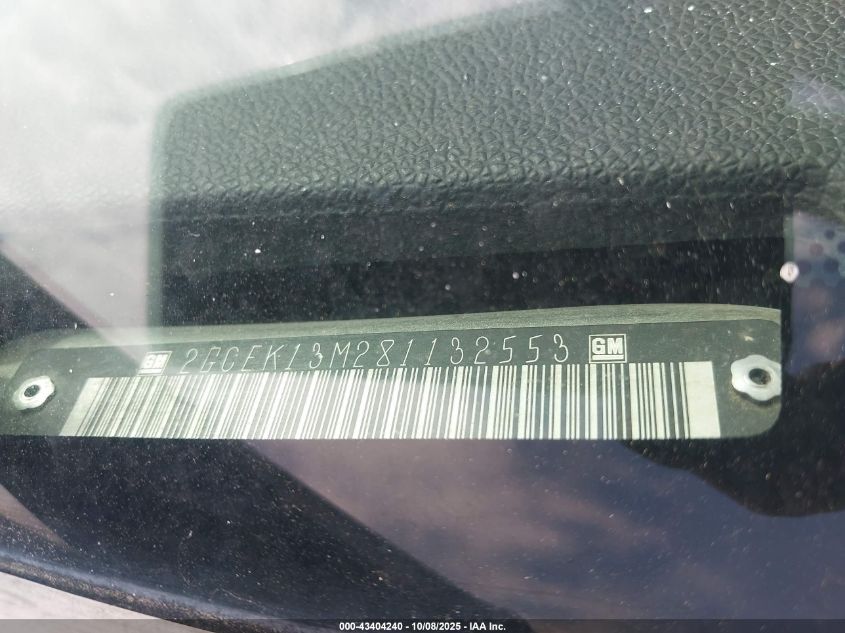 2008 Chevrolet Silverado 1500 Lt1 VIN: 2GCEK13M281132553 Lot: 43404240