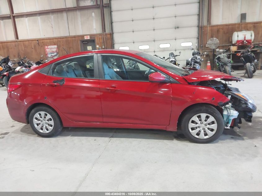 2017 Hyundai Accent Se VIN: KMHCT4AE2HU394476 Lot: 43404316