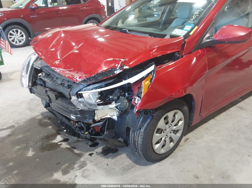 2017 Hyundai Accent Se VIN: KMHCT4AE2HU394476 Lot: 43404316