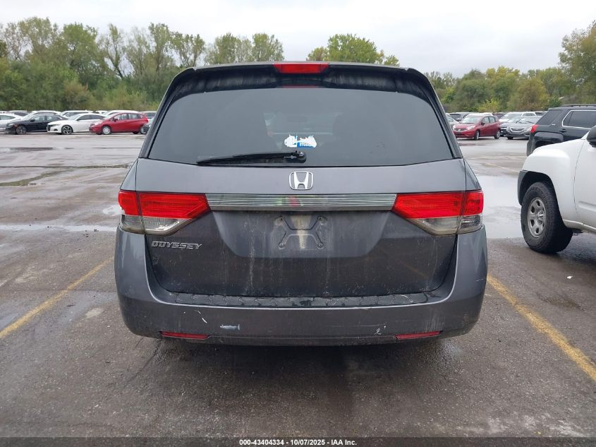 2014 Honda Odyssey Ex VIN: 5FNRL5H49EB139202 Lot: 43404334