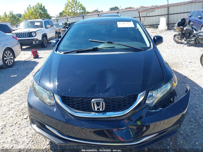 2013 Honda Civic Lx VIN: 2HGFB2F55DH581193 Lot: 43404335