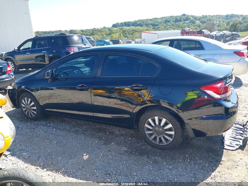2013 Honda Civic Lx VIN: 2HGFB2F55DH581193 Lot: 43404335