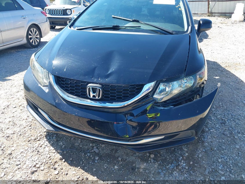 2013 Honda Civic Lx VIN: 2HGFB2F55DH581193 Lot: 43404335