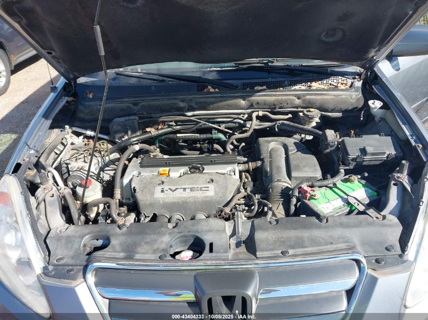 2006 Honda Cr-V Se VIN: JHLRD78936C055849 Lot: 43404333