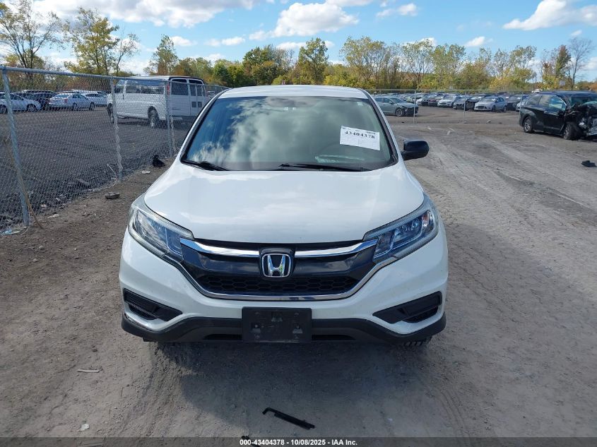 2016 Honda Cr-V Se VIN: 5J6RM4H43GL042210 Lot: 43404378