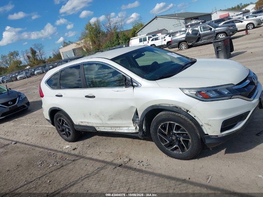 2016 Honda Cr-V Se VIN: 5J6RM4H43GL042210 Lot: 43404378