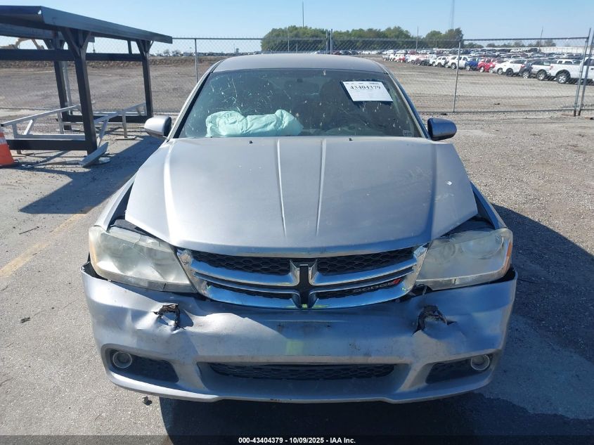 2013 Dodge Avenger Sxt VIN: 1C3CDZCG7DN741211 Lot: 43404379