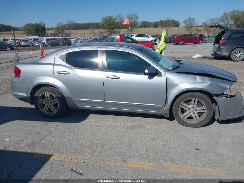 2013 Dodge Avenger Sxt VIN: 1C3CDZCG7DN741211 Lot: 43404379
