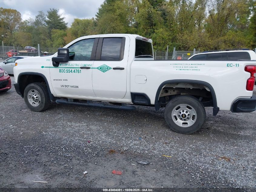 2021 Chevrolet Silverado 2500Hd 2Wd Standard Bed Wt VIN: 1GC2WLE74MF224888 Lot: 43404381