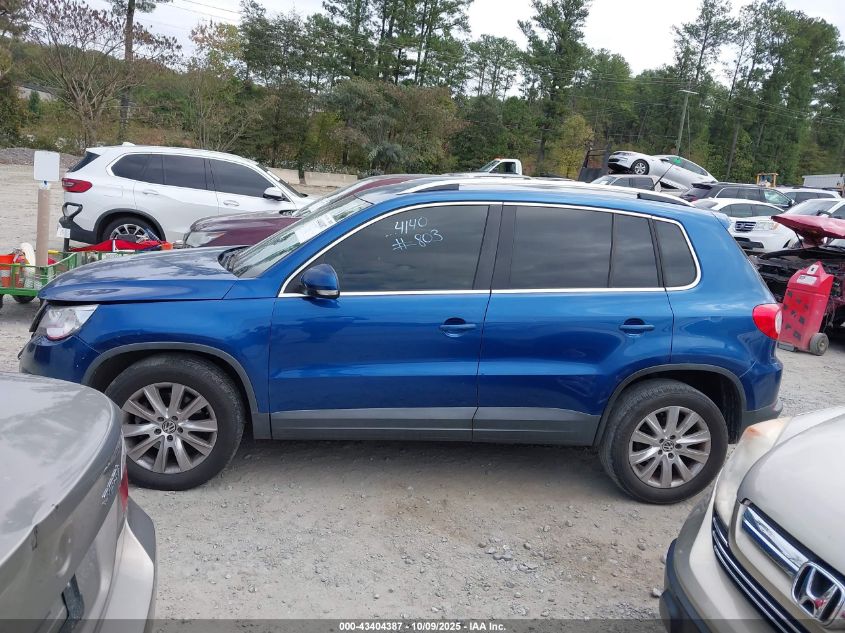 2009 Volkswagen Tiguan S/Se/Sel VIN: WVGAV75N09W004140 Lot: 43404387