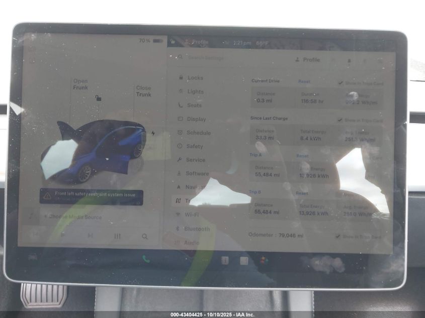 2022 Tesla Model 3 Rear-Wheel Drive VIN: 5YJ3E1EA0NF370475 Lot: 43404425