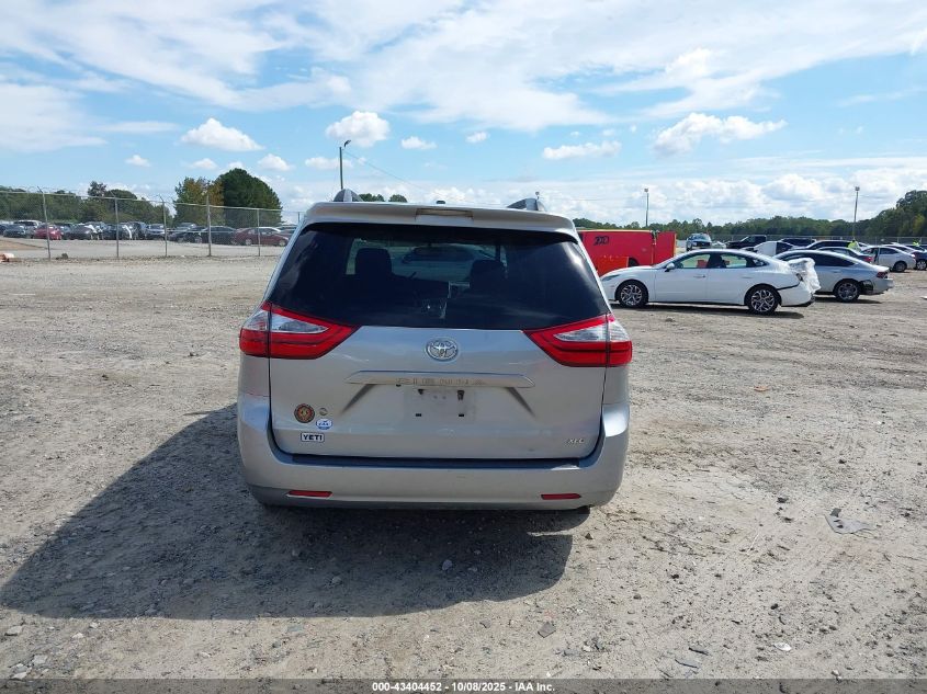 2017 Toyota Sienna Xle 8 Passenger VIN: 5TDYZ3DCXHS878865 Lot: 43404452