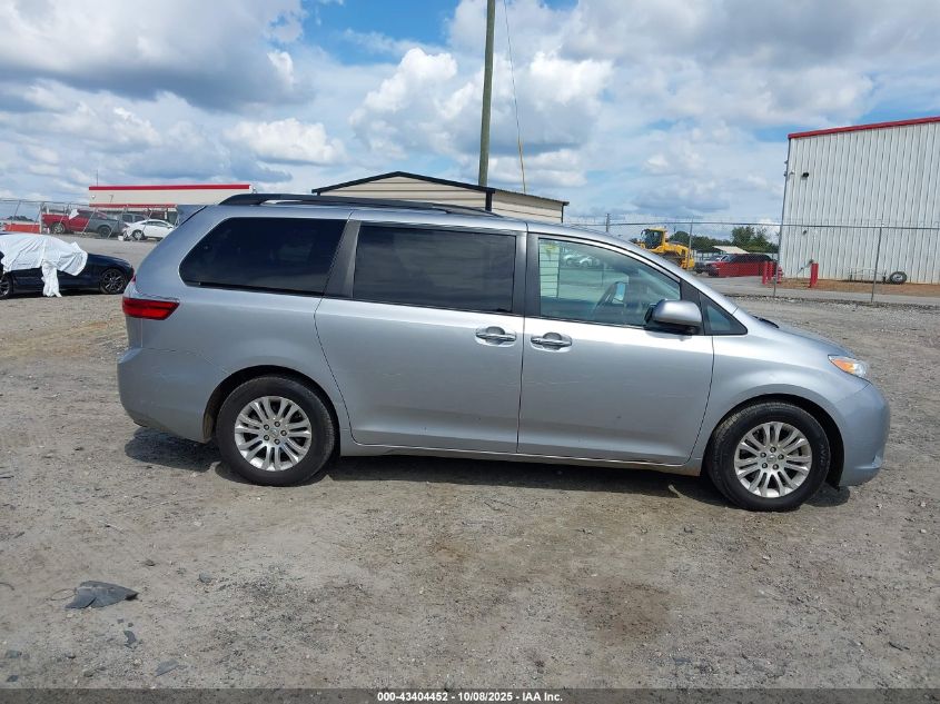 2017 Toyota Sienna Xle 8 Passenger VIN: 5TDYZ3DCXHS878865 Lot: 43404452