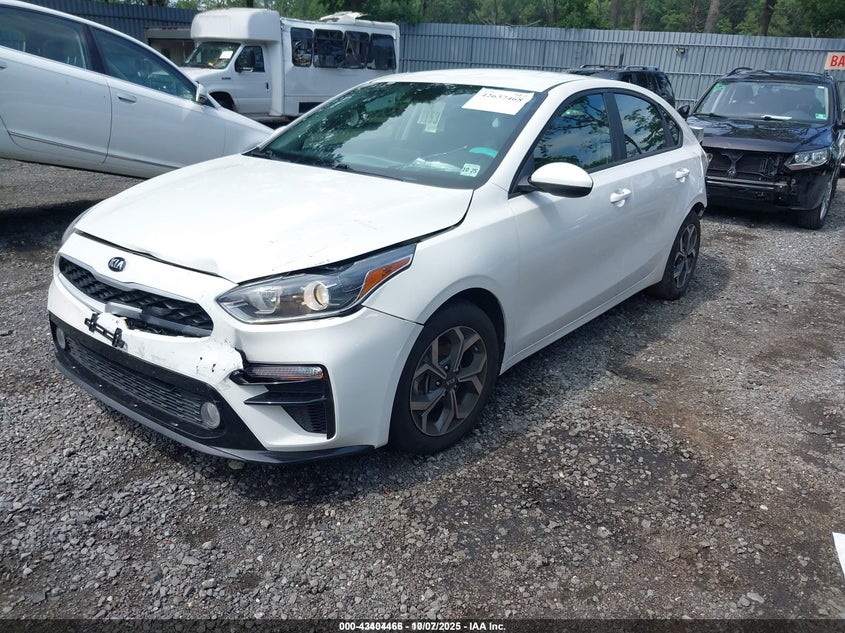 2021 Kia Forte Lxs white sedan gasoline 3KPF24AD2ME285486 photo #3