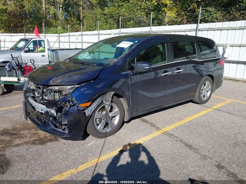 2019 Honda Odyssey Ex-L VIN: 5FNRL6H76KB054460 Lot: 43404528