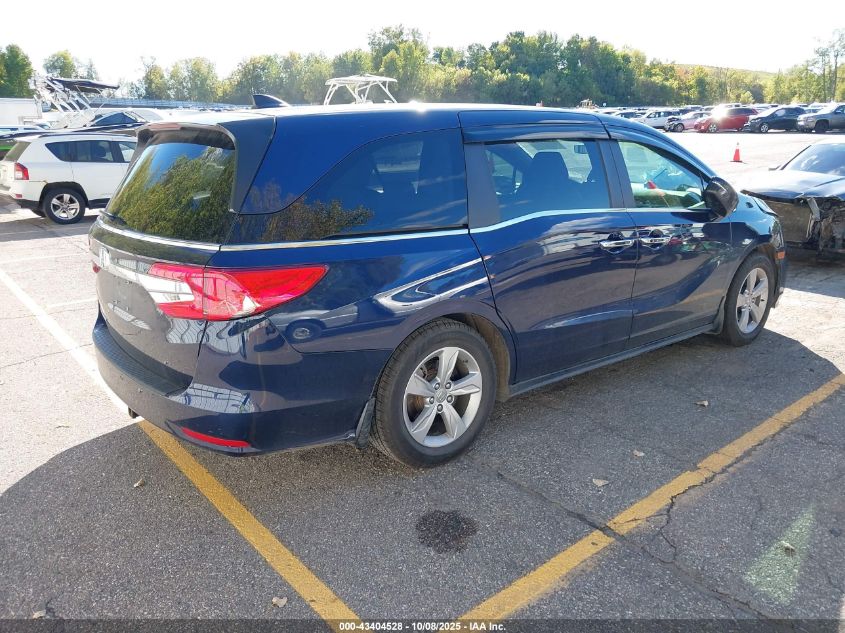 2019 Honda Odyssey Ex-L VIN: 5FNRL6H76KB054460 Lot: 43404528