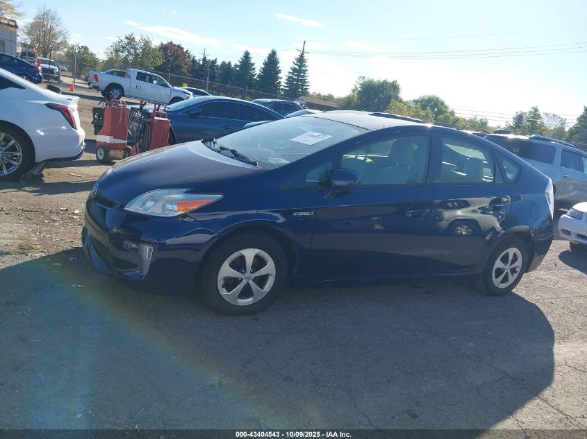 2014 Toyota Prius Two VIN: JTDKN3DU0E1782536 Lot: 43404543