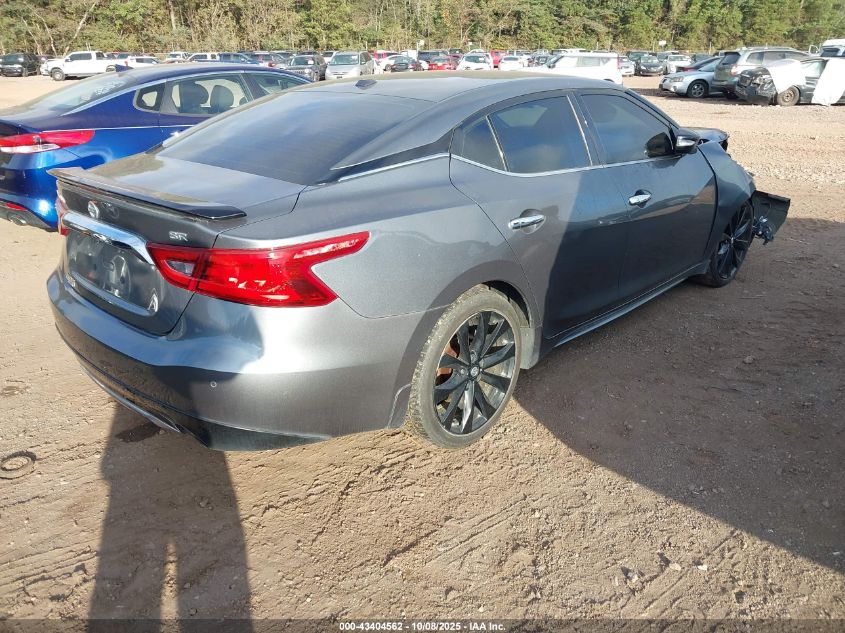 2017 Nissan Maxima 3.5 Sr VIN: 1N4AA6APXHC414144 Lot: 43404562
