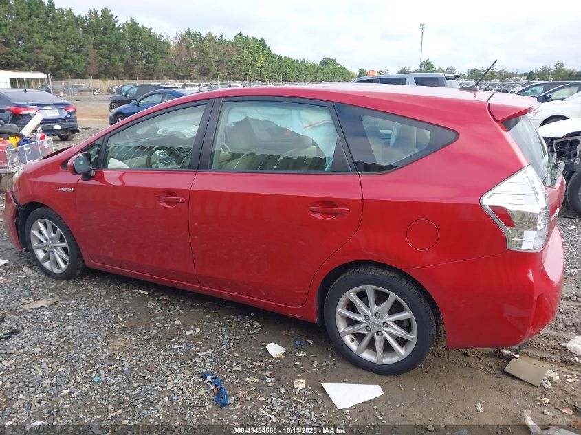 2014 Toyota Prius V Five VIN: JTDZN3EU3EJ010271 Lot: 43404565
