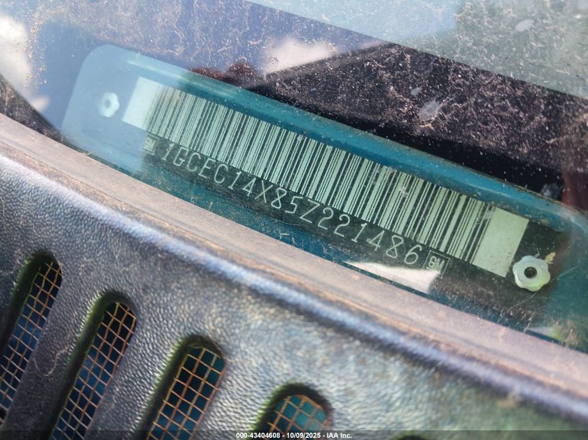 2005 Chevrolet Silverado 1500 VIN: 1GCEC14X85Z221486 Lot: 43404608