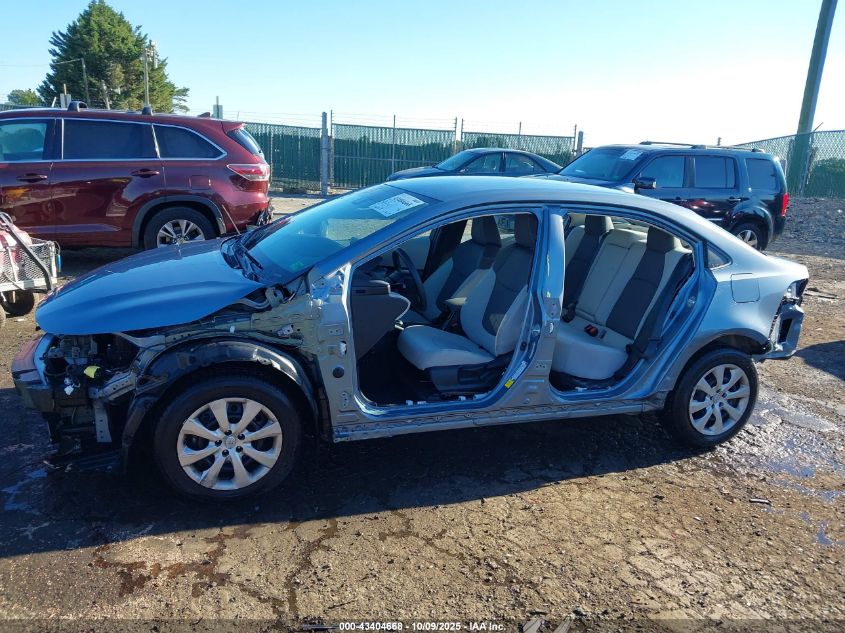 2020 Toyota Corolla Le VIN: 5YFEPRAE9LP083812 Lot: 43404668