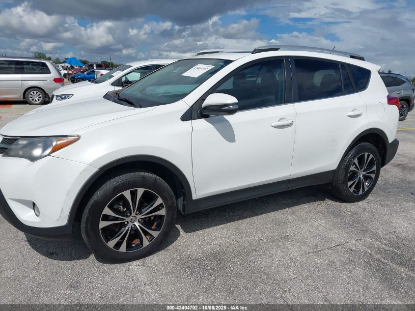 2015 Toyota Rav4 Limited VIN: 2T3YFREV6FW166733 Lot: 43404702