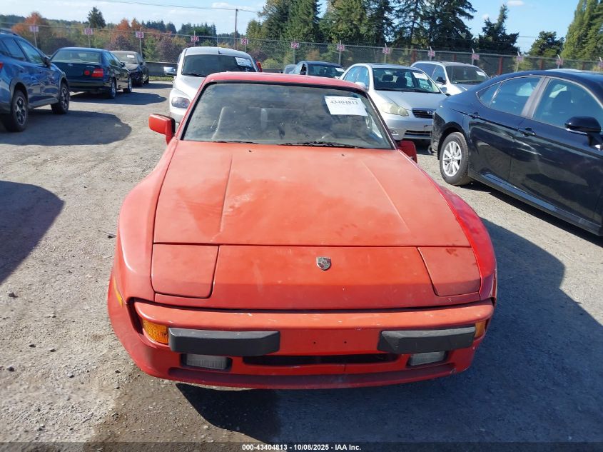 1984 Porsche 944 VIN: WP0AA0942EN453490 Lot: 43404813
