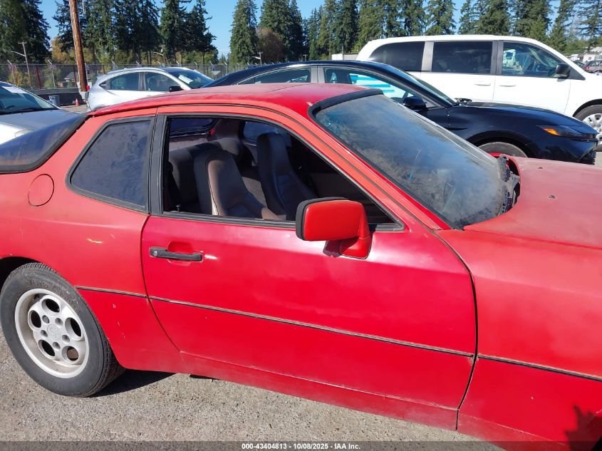 1984 Porsche 944 VIN: WP0AA0942EN453490 Lot: 43404813