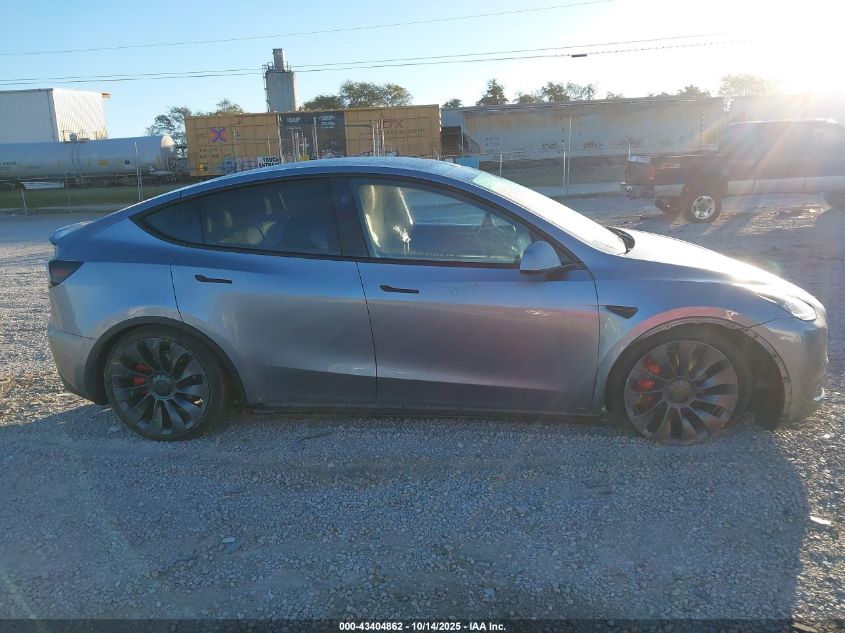 2024 Tesla Model Y Performance Dual Motor All-Wheel Drive VIN: 7SAYGDEF5RA312879 Lot: 43404862
