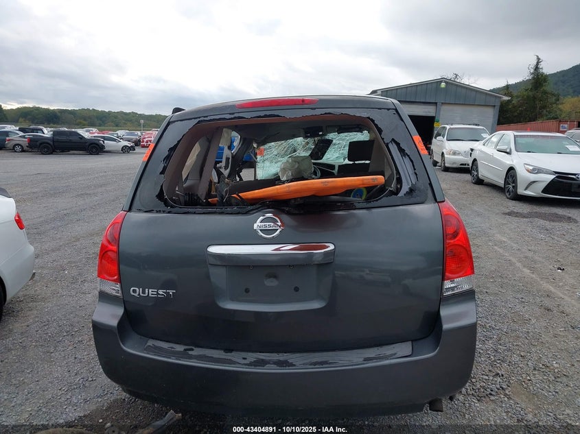 2009 Nissan Quest 3.5 VIN: 5N1BV28U09N107042 Lot: 43404891