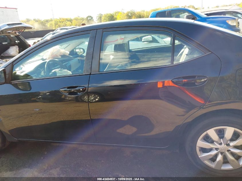 2015 Toyota Corolla Le VIN: 2T1BURHE0FC394194 Lot: 43404937