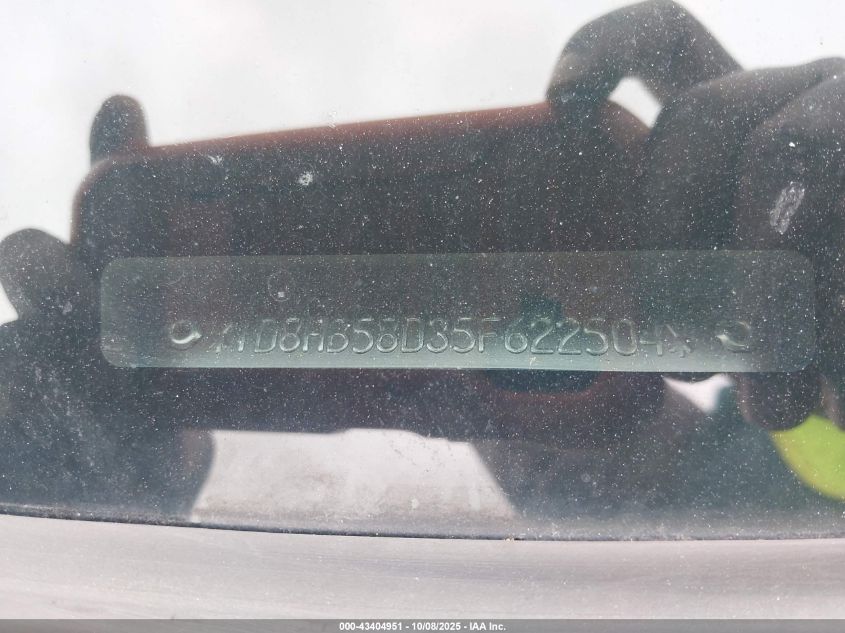 2005 Dodge Durango Limited VIN: 1D8HB58D35F622504 Lot: 43404951