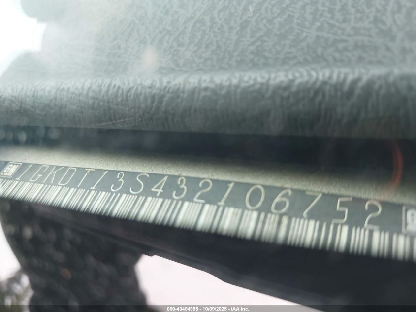 2003 GMC Envoy Slt VIN: 1GKDT13S432106752 Lot: 43404955