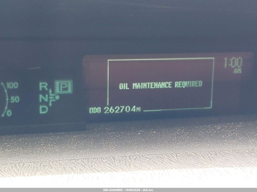 2011 Toyota Prius Two VIN: JTDKN3DUXB0271482 Lot: 43404965