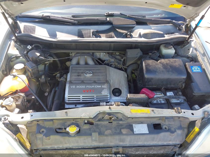 2003 Lexus Rx 300 VIN: JTJHF10U830305404 Lot: 43404973