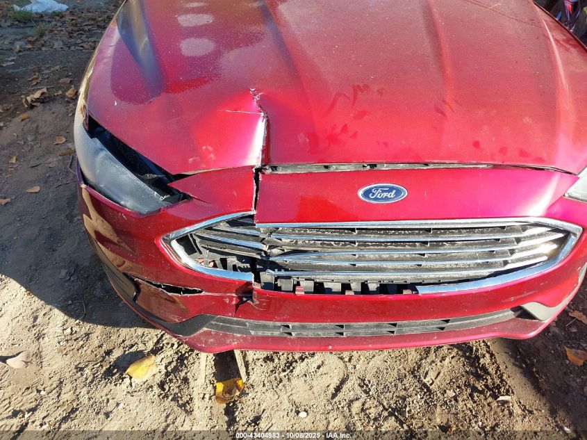 2019 Ford Fusion Se VIN: 3FA6P0HD5KR166035 Lot: 43404983