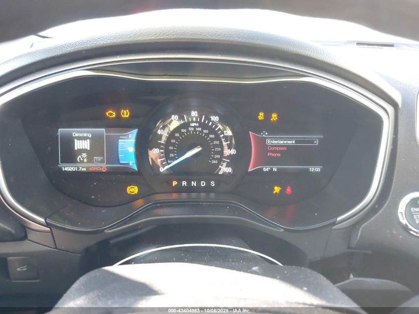 2019 Ford Fusion Se VIN: 3FA6P0HD5KR166035 Lot: 43404983