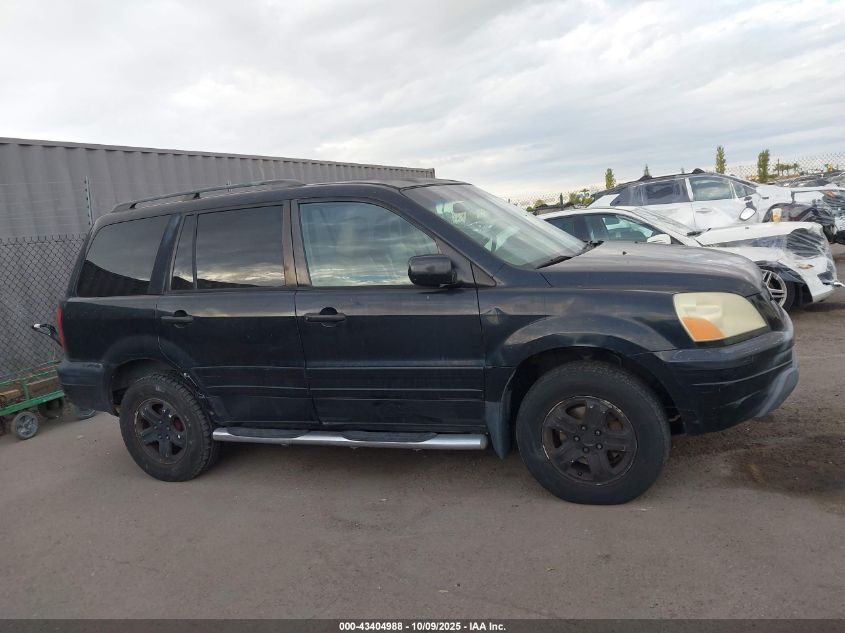 2004 Honda Pilot Ex-L VIN: 2HKYF185X4H554985 Lot: 43404988